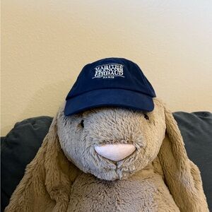 Marithe Francois Girbaud Blue&Beige Hat Set